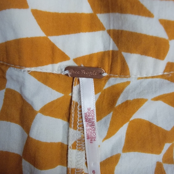 Free People Menorca Cropped Wide Leg Printed Pants - Picture 5 of 14